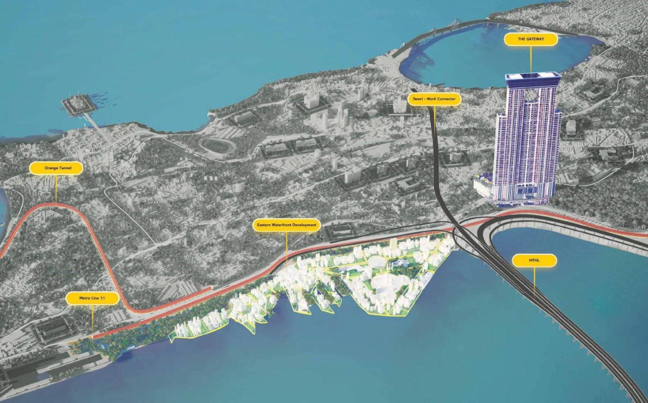 L&T The Gateway Location Map